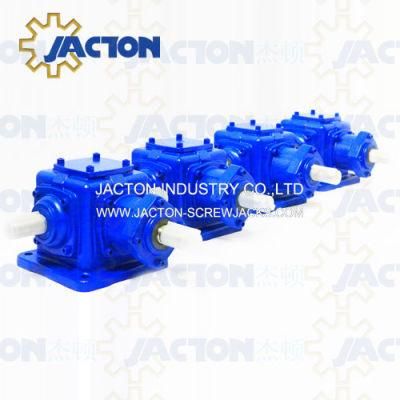 Best Power transmission Angle Gearbox, Double Input Shaft 90 Degree Bevel Gearbox Price