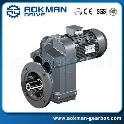 Aokman Standard High Torque F Series Parallel Shaft Gear Reducer Gearbox