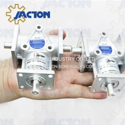 Aluminum Miter Bevel Gearboxes Features: Compact, Lightweight, Fine: Aluminum Die-Casting (ADC) Is Adopted for The Casing.