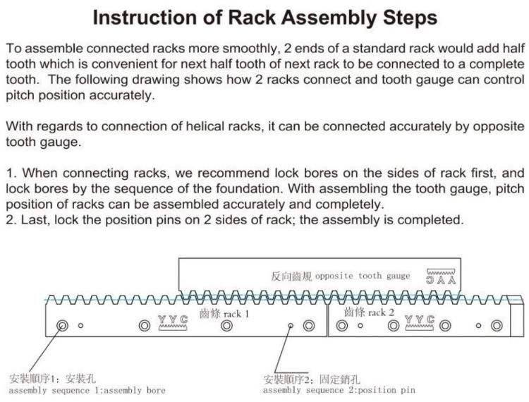 Customized CNC High Precision Rack and Pinion Steering Gear