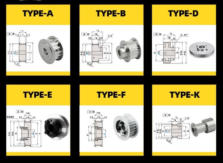 SPA Spb Wheel Industrial Tractor Transmission Aluminum Cast Iron Rubber Tensioner Bush Roller Conveyor Groove Gt2 Htd Timing Large V-Belt Pulleys