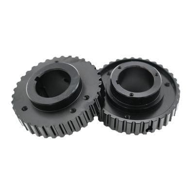 Black Pulley Flangeless for 3D Printing Machine