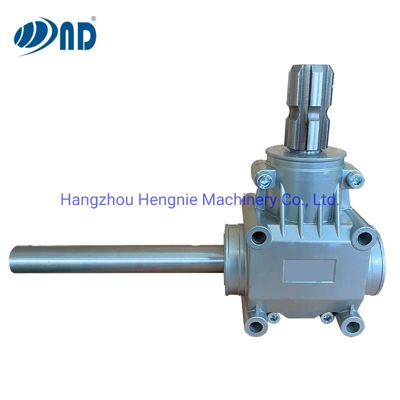 Agricultural Aluminum Gearbox for Agriculture Double Disc Manual/Conical Fertilizer Distributor/Salt Spreader Sawmill Pto Gear Box Forage Machine