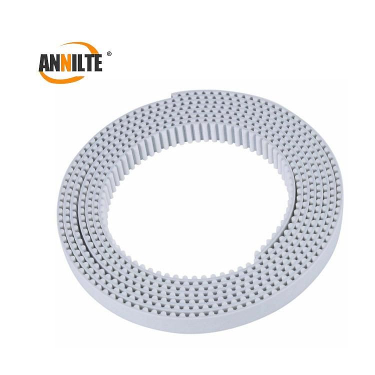 Annilte High Quality White Tooth Endless PU Synchronous Belt PU Timing Belt