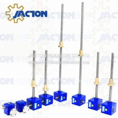 Traveling Nut Screw Jack with Aluminum Bronze Travelling Nut Installation Space Saving in Axial Direction Can Be Reduced