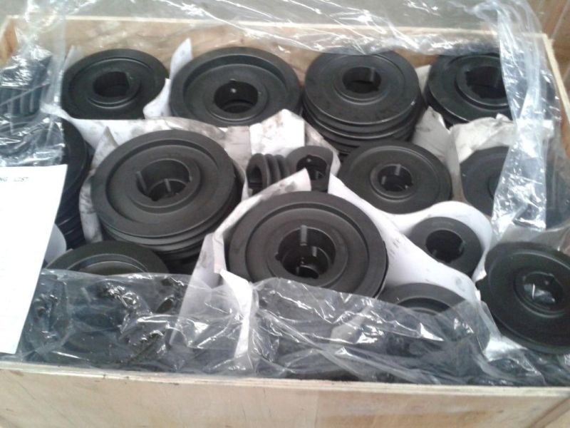 Cast Iron Large V Belt Pulley Wheel V Grooved Pulleys 2-8 Groove Poly V-Belt Pulley SPA Spb Spc Spz