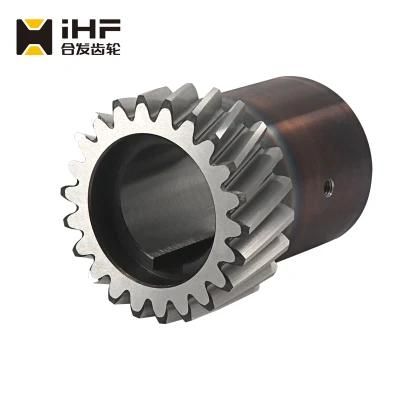 High Frequency Blackening Picking Treatment Transmission Parts Helical Gear for Woodworking Equipment