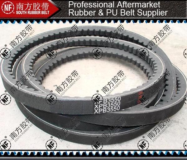 Raw Edged Rubber Cogged Industrial Wrapped Banded Auto Motorcycle Transmission Synchronous Tooth Drive Ribbed Timing Poly Power V Belt