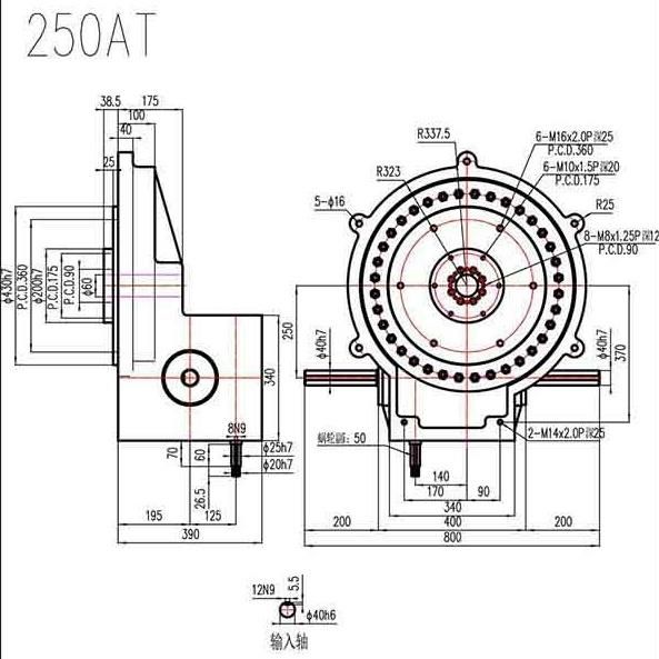 250at Cam Indexer / Indexers / Cam Indexing Drive for Automation Equipment