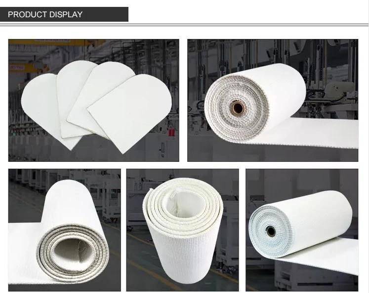 Gravity Pneumatic Fluidizing Convey Solid Woven Airslide Fabric