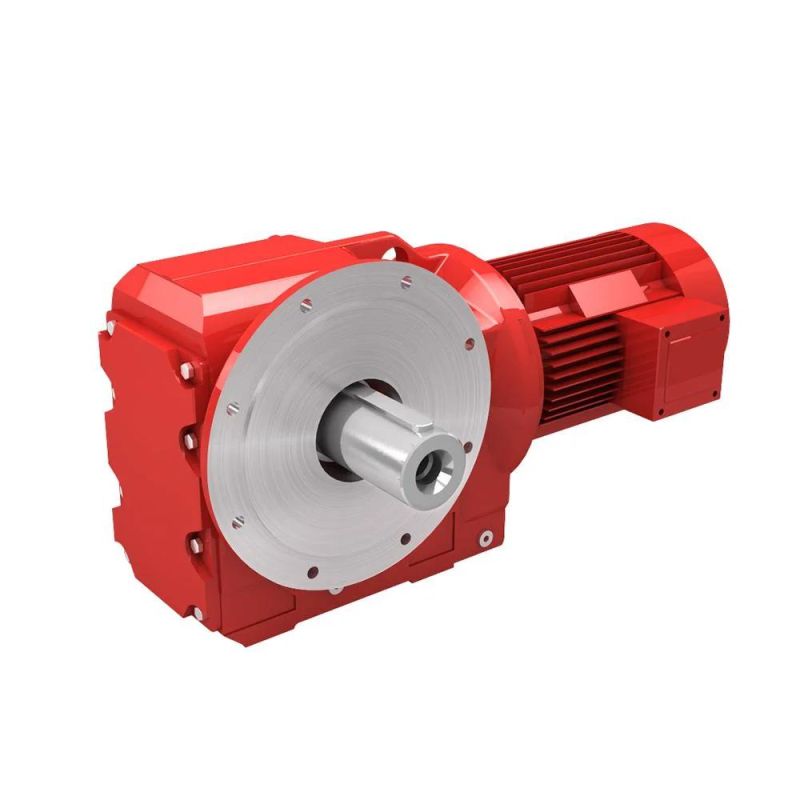 Shanghai Factory High Torqoe Low Rpm Export Quality K157 Helical Bevel Speed Gear Unit for Agitator