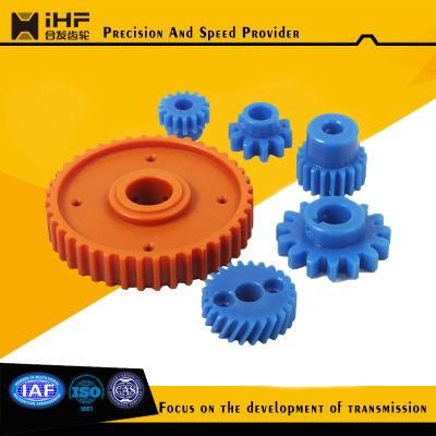 Precision Customized Nylon POM Mini Plastic Spur Gear Worm Gears