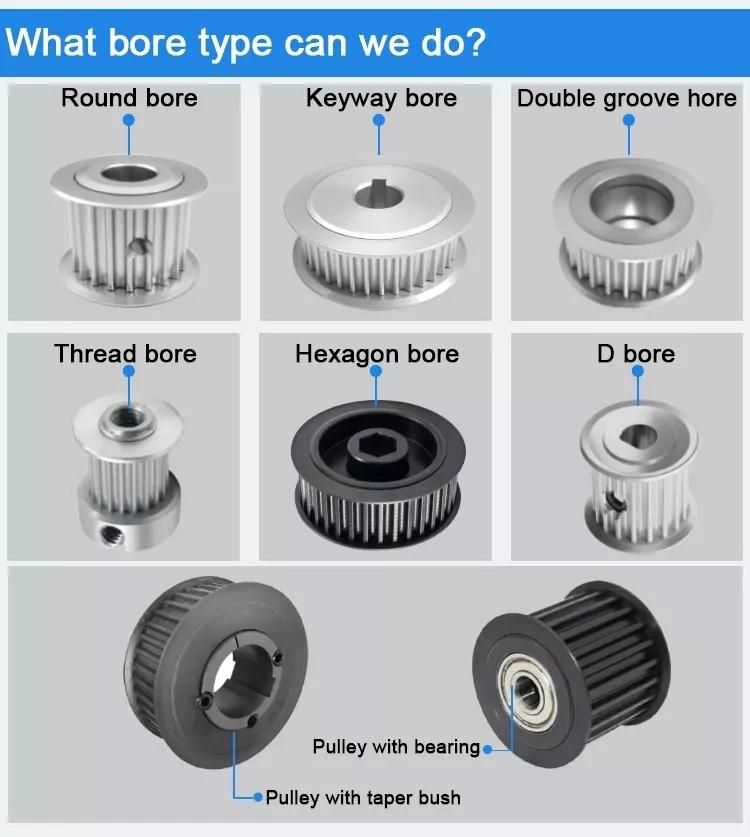 Customized Multi-Spec Synchronous Belt Drive Pulley Timing Pulley