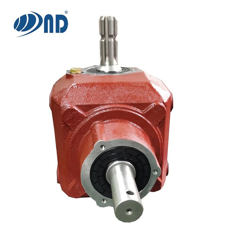 Agricultural L Series Right Angle Transmission Pto Spiral Bevel Steering Small Reducer Gearbox for Farm Machine