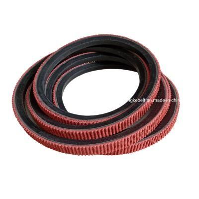 Red Grass Rubber Coating Rubber V Belt C-311