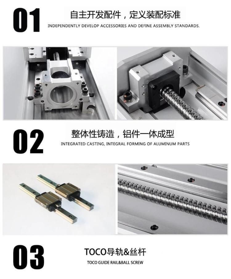 Toco Linear Module Multi-Axis Ball Screw Linear Motion Gantry Module Cartesian Robot