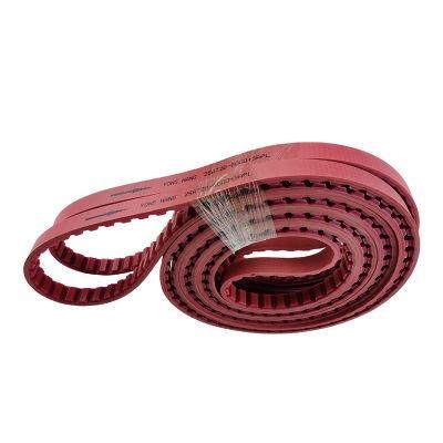 25at20-6000+3apl Red Tear Resistant Polyurethane Timing Belt