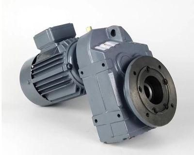 F67 F Series Flange Mounted Helical Gearing Arrangement Parallel Shaft Geared Motors