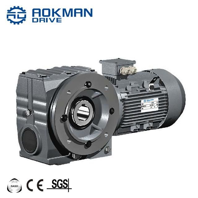 S Series Hollow Shaft Output Gearbox Reducer with 220V 380V Motor