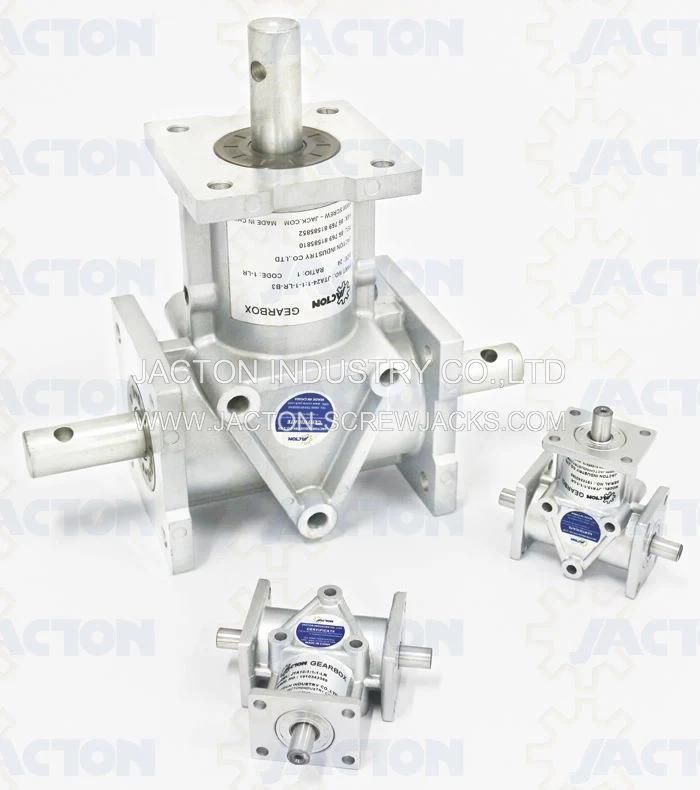 Aluminum Miter Bevel Gearboxes Features: Compact, Lightweight, Fine: Aluminum Die-Casting (ADC) Is Adopted for The Casing.