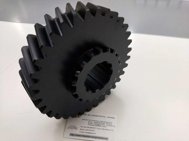 Precision Machining Left Hand Scm440 Helical Gear for Industry Machine