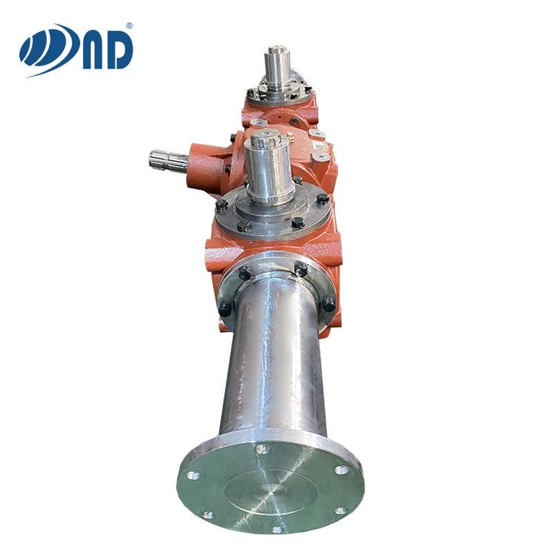 ISO 9001 China High Quality Right Angle Gearbox ND Fertilizer Spreader Gearbox Bevel Gear