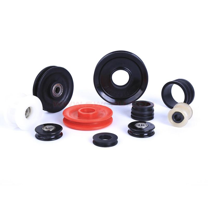 Low Cost Custom Plastic Wheels /Polyurethane Roller Wheels/ Nylon Pulley