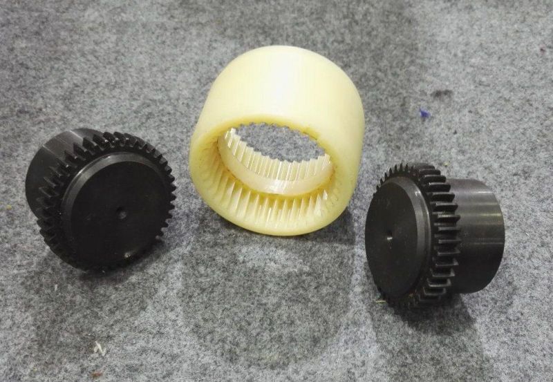 M14/M28/M34/M38/M48 Bowex Nylon Sleeve Curved Teeth Coupling Customized Torque Gear Coupling