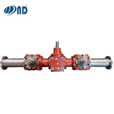 High Quality Agricultural Conjoined Gearbox Agriculture Gear Box Pto for Organic Fertilizer Turf Lime Spreader