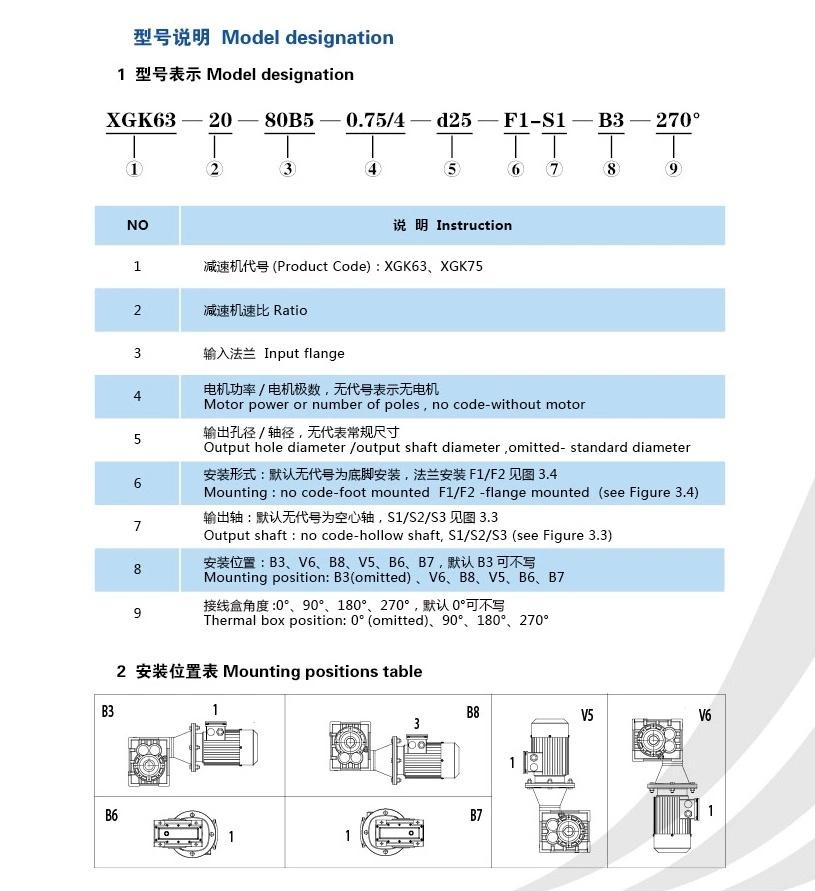 Xgk Series Helical High Efficiency Hypoid Helical Gear Box Reducer