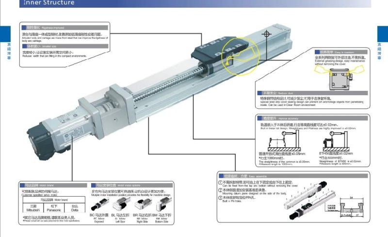 Linear Stage Painting Machine, Sanding Machine Use Linear Module Tgb Tgp Series