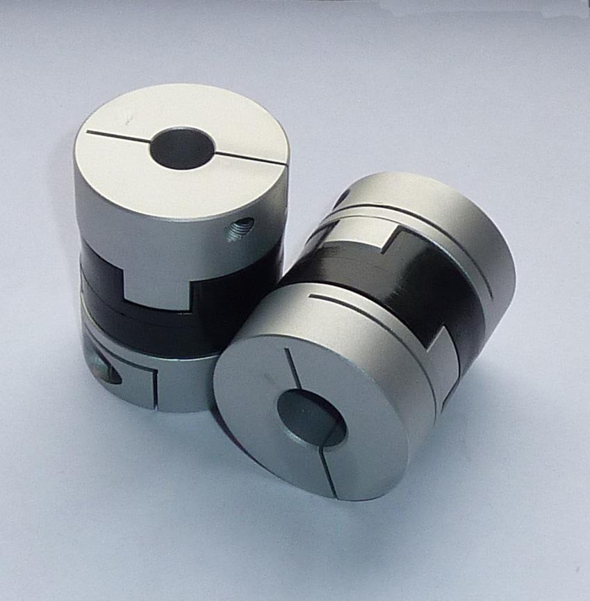 Flexible Jaw Cross Sliding Set Screw Type and Clamp Type Aluminum Shaft Oldham Coupling