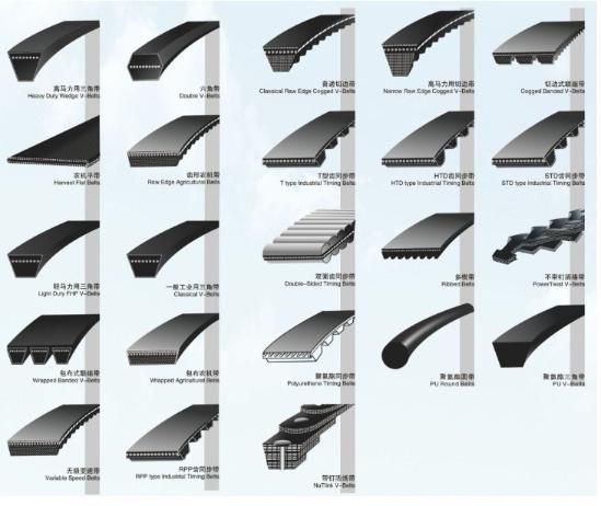 Industrial Rubber Timing V Belt