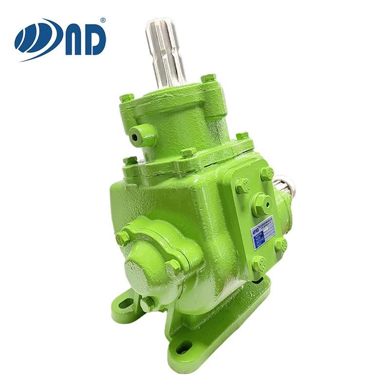 China Factory ND Agricultural Bevel Gearbox Pto Farm Rotary Mixer Tractor Right Angle Gearbox Helical Tiller Reduction Transmission Machinery