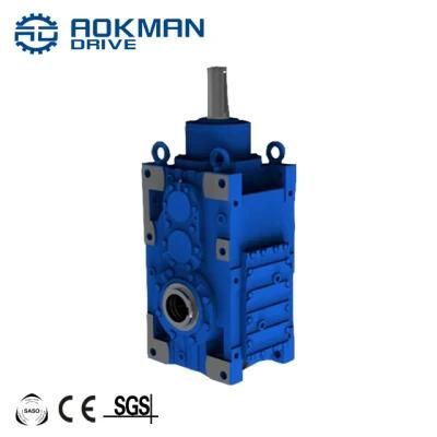 Aokman Drive MCB Series Industrial Gear Reducer Right Angle Gearbox for Industrial Crane