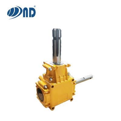 Good Performance Agricultural Aluminum Gearbox for Agriculture Small Rotary Tiller Cultivator Round Baller Pto Gear Box