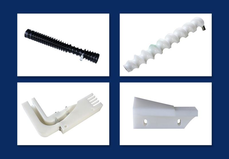 Customized Conveying Machinery Parts Wear-Resistant Nylon/PE Bottle Feeding Screw