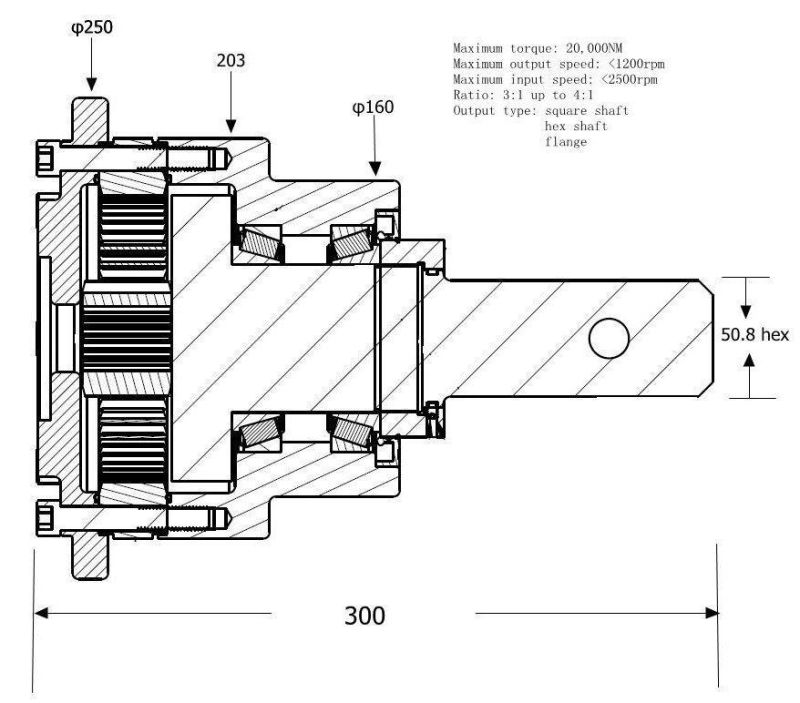 Rexroth Gft Planetary Speed Gear Reducer for Industrial Machinery