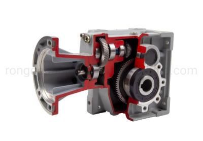 High efficiency KM series hypoid helical gear reducer Speed Reducer with aluminum alloy housing