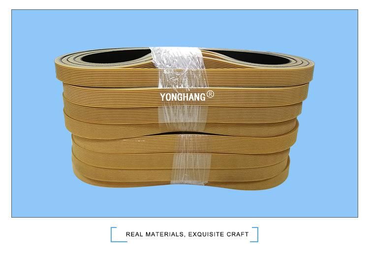 Hight Wear-Resisting Transparent Transmission Rubber Coated Industrial Flat Belt