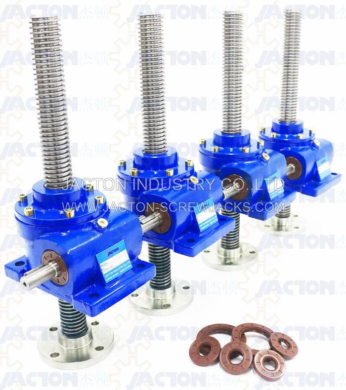 Custom Made Super High Temperature 5 Ton Worm Screw Power Jack, Synchronized Screw Jack Lifter for Malaysia Customer