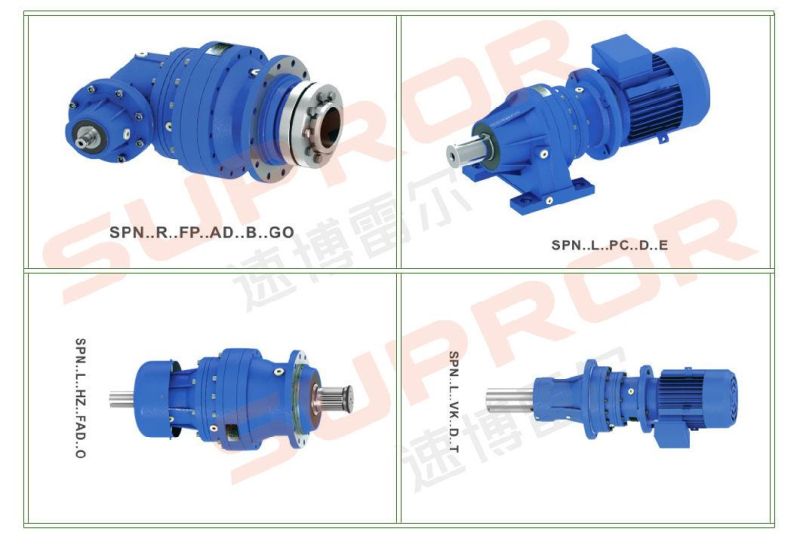 Planetary Gear Reducer with IEC Flange Right Angle Bevel Gear Planetary Gearboxs