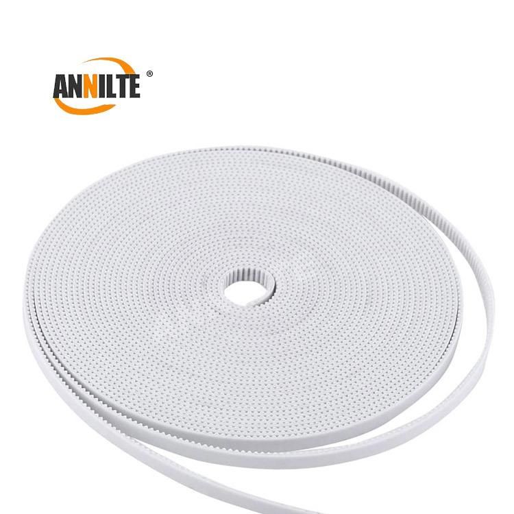 Annilte High Quality White Tooth Endless PU Synchronous Belt PU Timing Belt