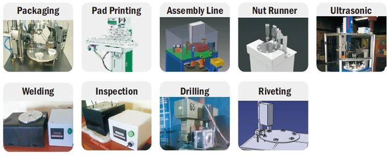 Hollow Bore Rotary Platform for Water Jet Cutting Machine