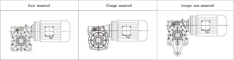 Nmrv 040 Worm Gearbox with Hollow Output Shaft