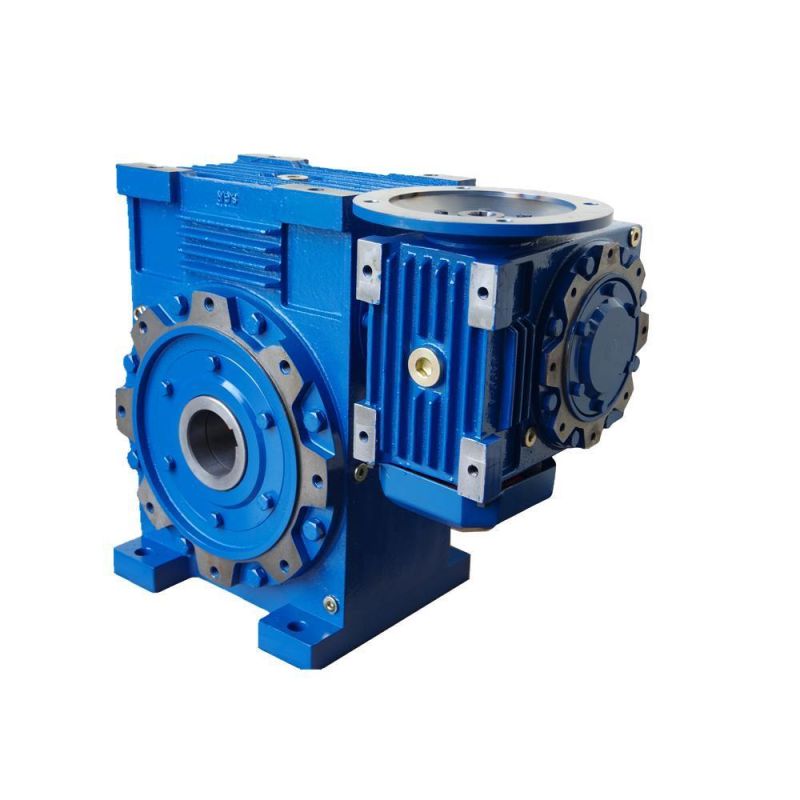 Center Distance 250&315mm Transmission Double Enveloping Worm Gearbox 