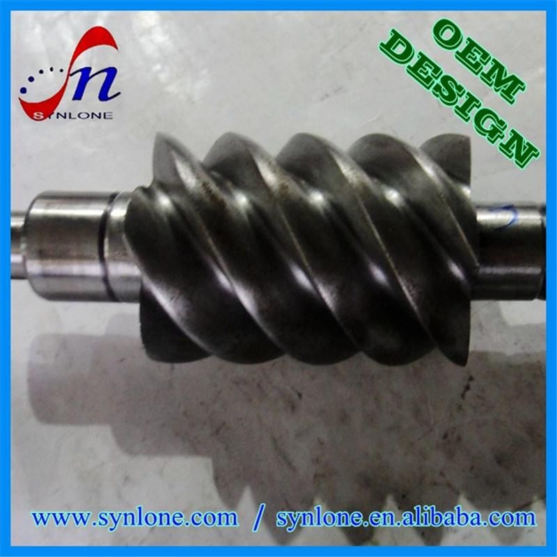 OEM Supplier Worm Gear and Worm Shaft, Worm Wheel Shaft