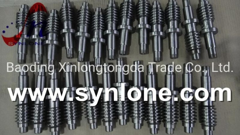 CNC Machining Auto Spare Parts Stainless Steel Worm Shaft Gears