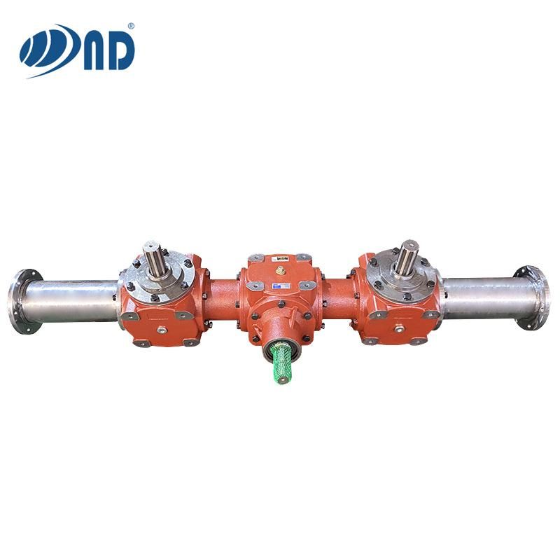 ISO 9001 China High Quality Right Angle Gearbox ND Fertilizer Spreader Gearbox Bevel Gear