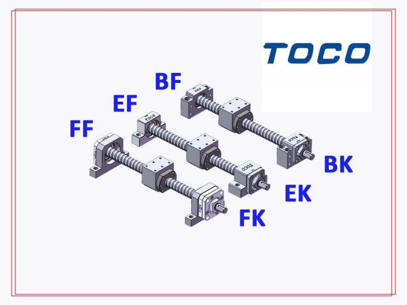 Linear Motion Bearing Assembly Ballscrew 16mm Diameter Lead Screw with Double Nut Single Nut Promotion Price